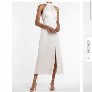 NWT Express Satin Halter Dress